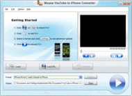 Moyea YouTube to iPhone Converter screenshot